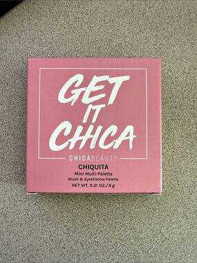 Chica Beauty Chiquita Mini Multi-Palette Blush & Eyeshadow Palette Pink NWT